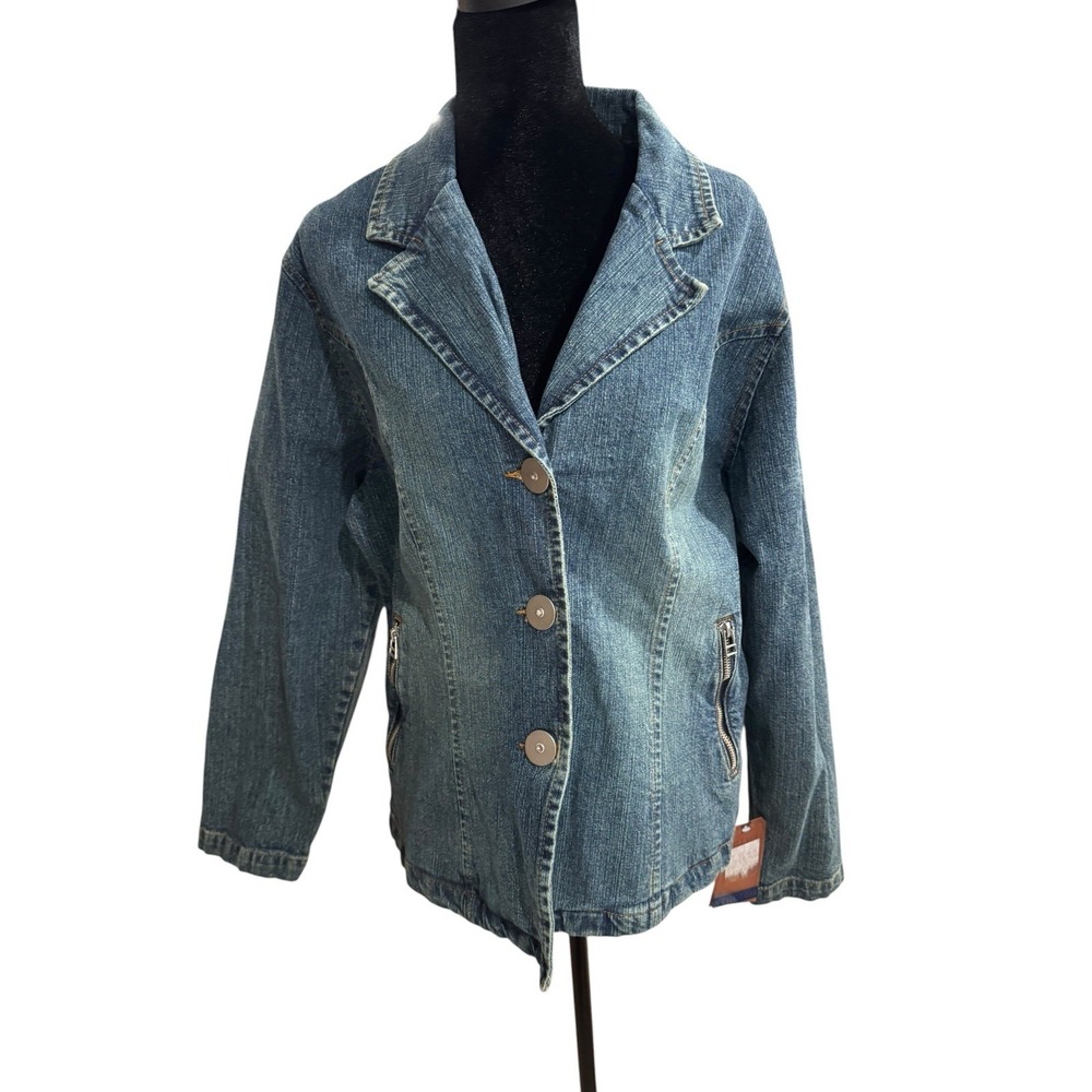 Village‎ Jeans Denim Jacket 1990s Size 1X